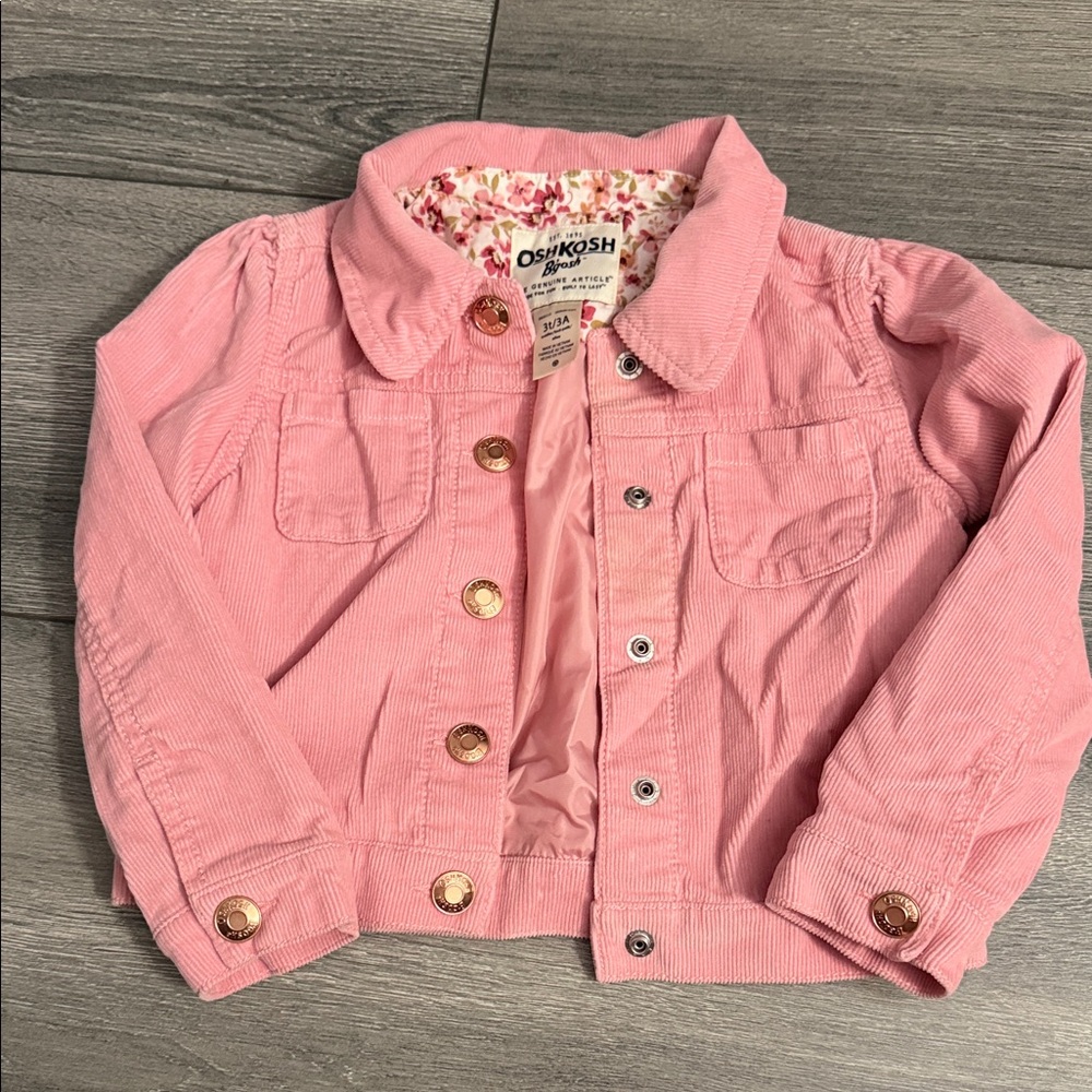OshKosh B'gosh Pink Kids Corduroy Jacket